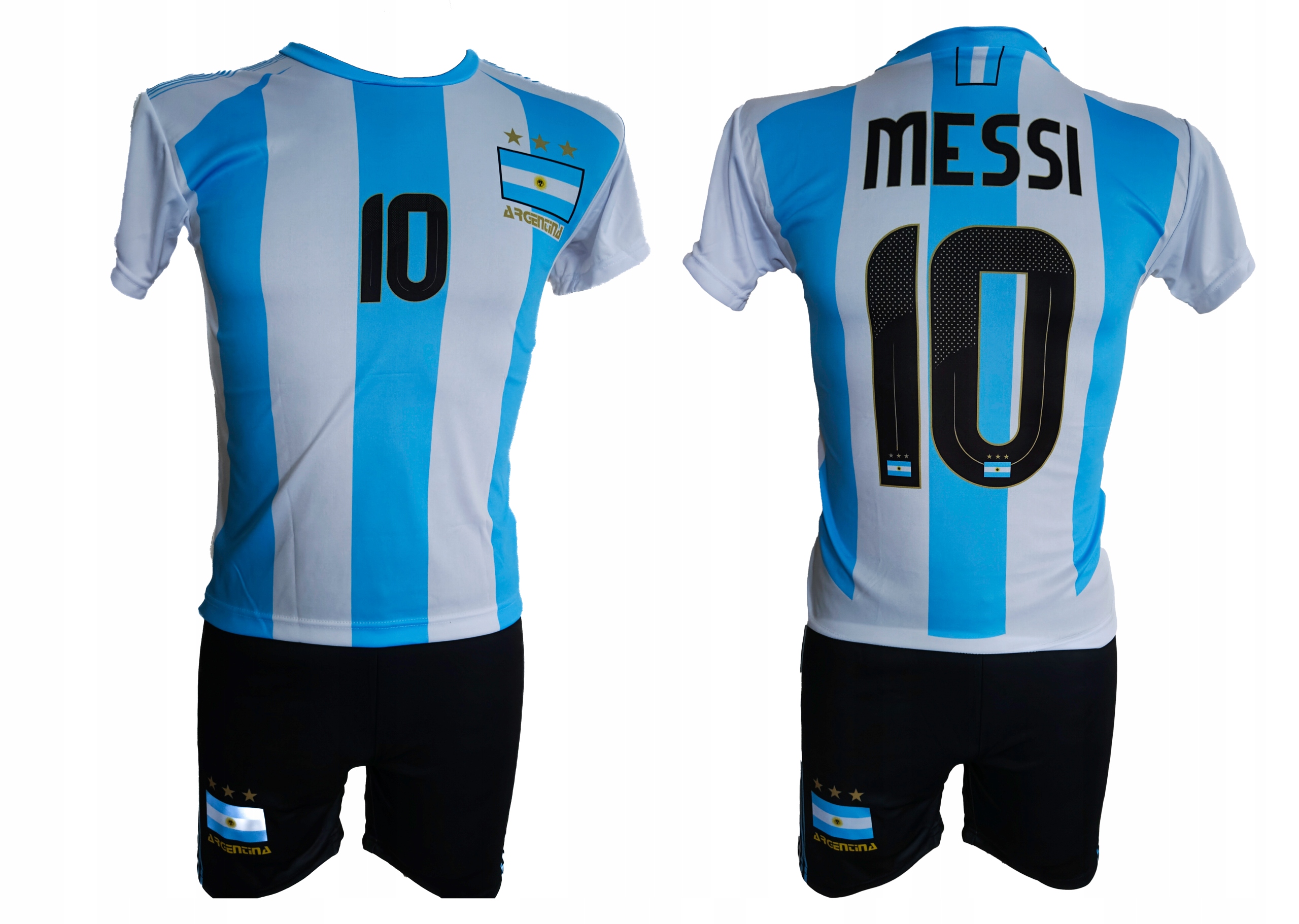 Messi 176 tričko kraťasy sportovní fotbalový teplákovka