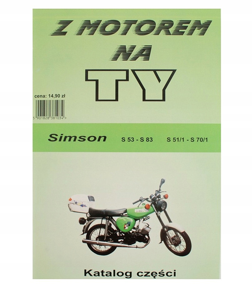 

Katalog części schematy książka Simson S51 S50 S60