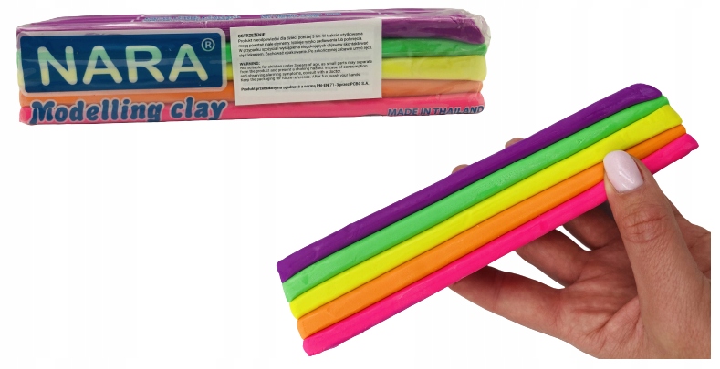 

Nara Plastelina Neon Bezglutenowa
