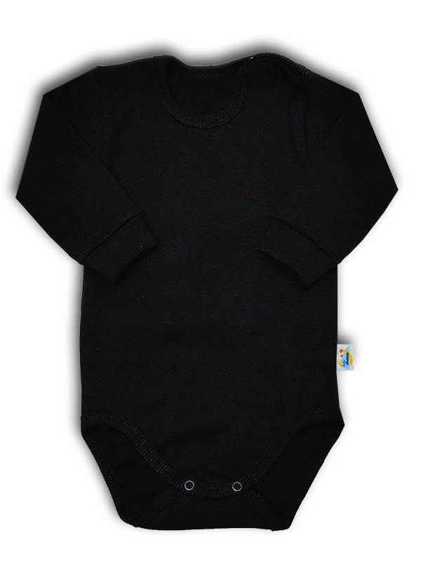 

Eleganckie Body prążek czarne basic 104