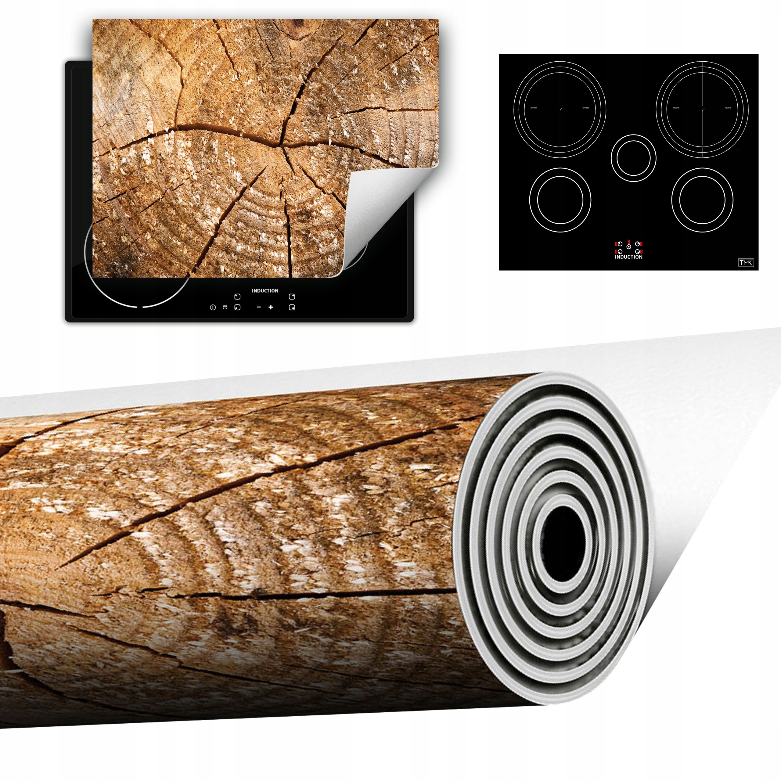 Vinylová Podložka Do Kuchyně Více Místa 70x52 dřevo dřevo