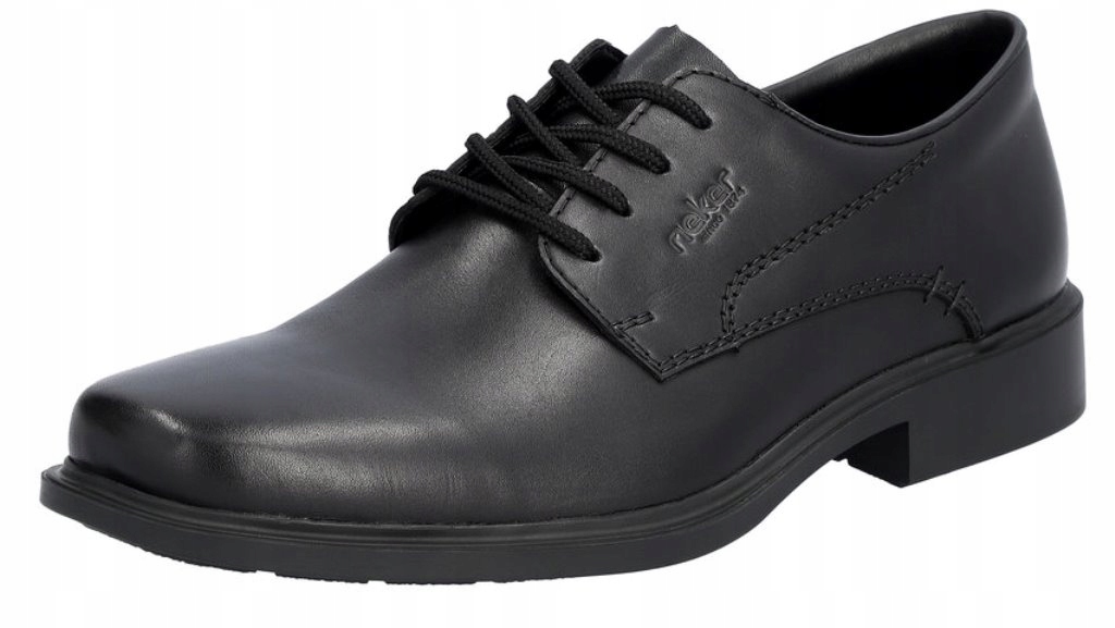 Rieker B0001-00 40 černé elegantní pánské polobotky Široké