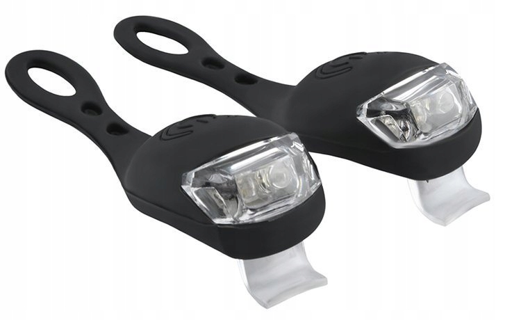 

Silikonowe Lampki Do Roweru Hulajnogi Wózka biały