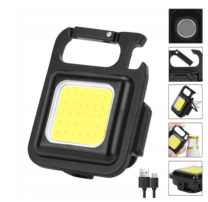 Latarka Mini COB USB Gadżet