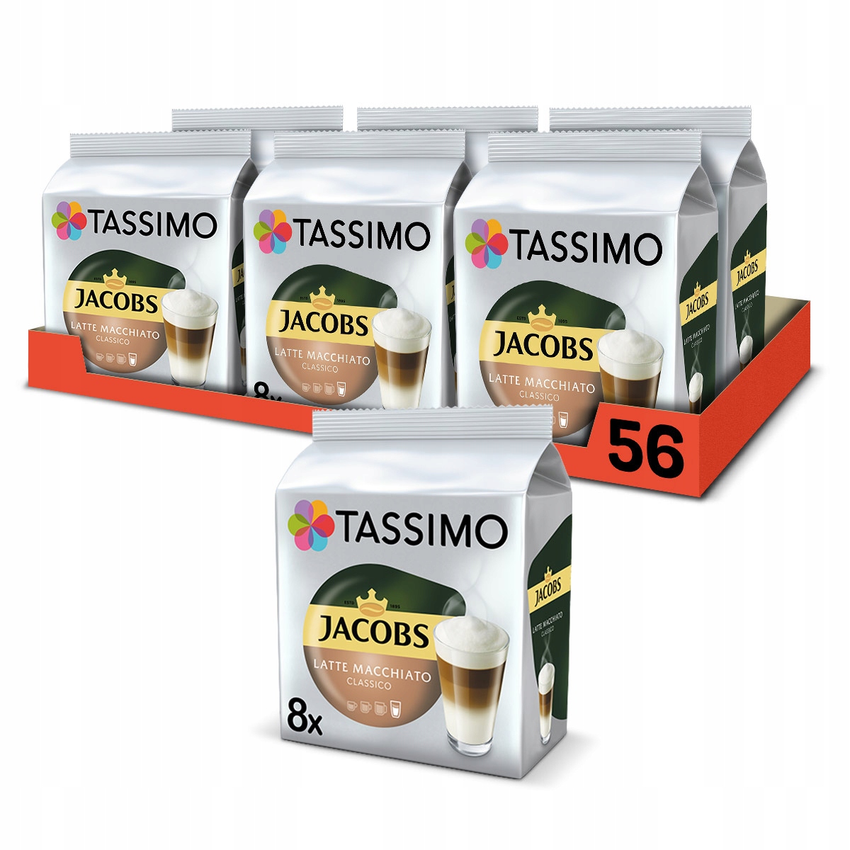 Kapsułki Tassimo Latte Macchiato Classico 6+1 opakowanie Gratis!