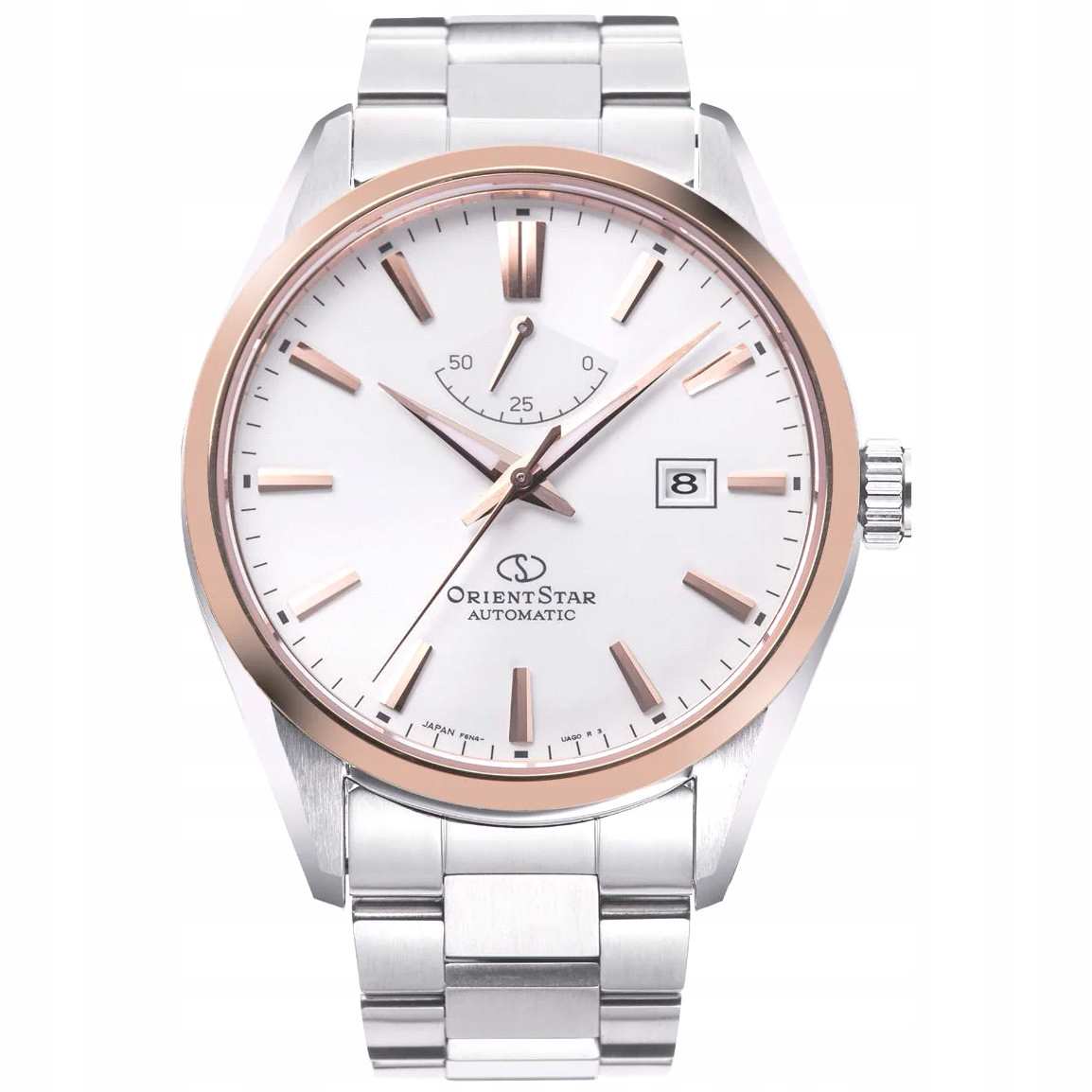 Pánské Hodinky Orient Star RE-AU0401S00B stříbrný náramek