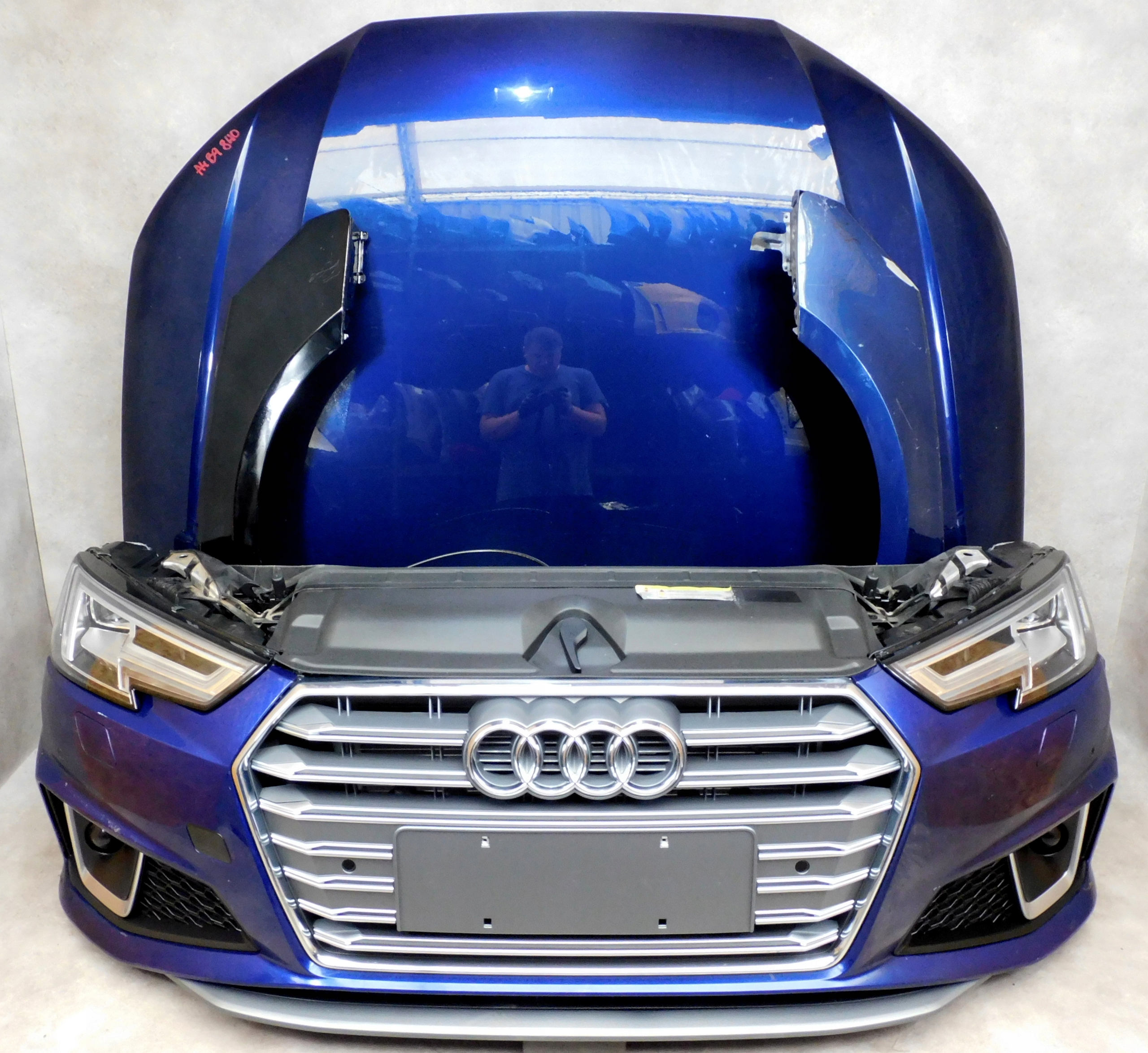 AUDI A4 B9 8W COMPETITION S LINE PRZÓD ZDERZAK LAMPY MASKA BŁOTNIKI LED