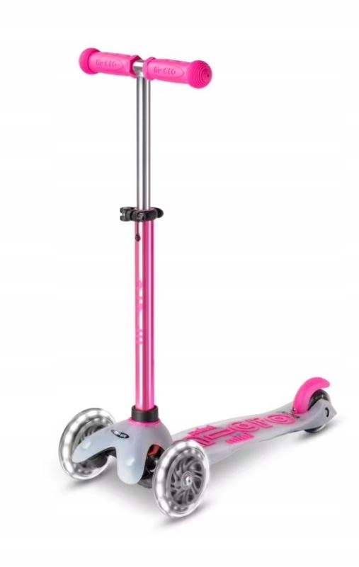 Hulajnoga Mini Micro Deluxe Flux Neochrom Led Pink