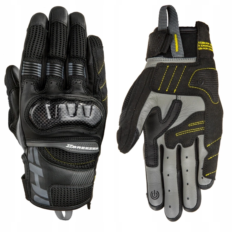 Mestské motocyklové rukavice Shima X-breeze 2 Black čierne Zadarmo