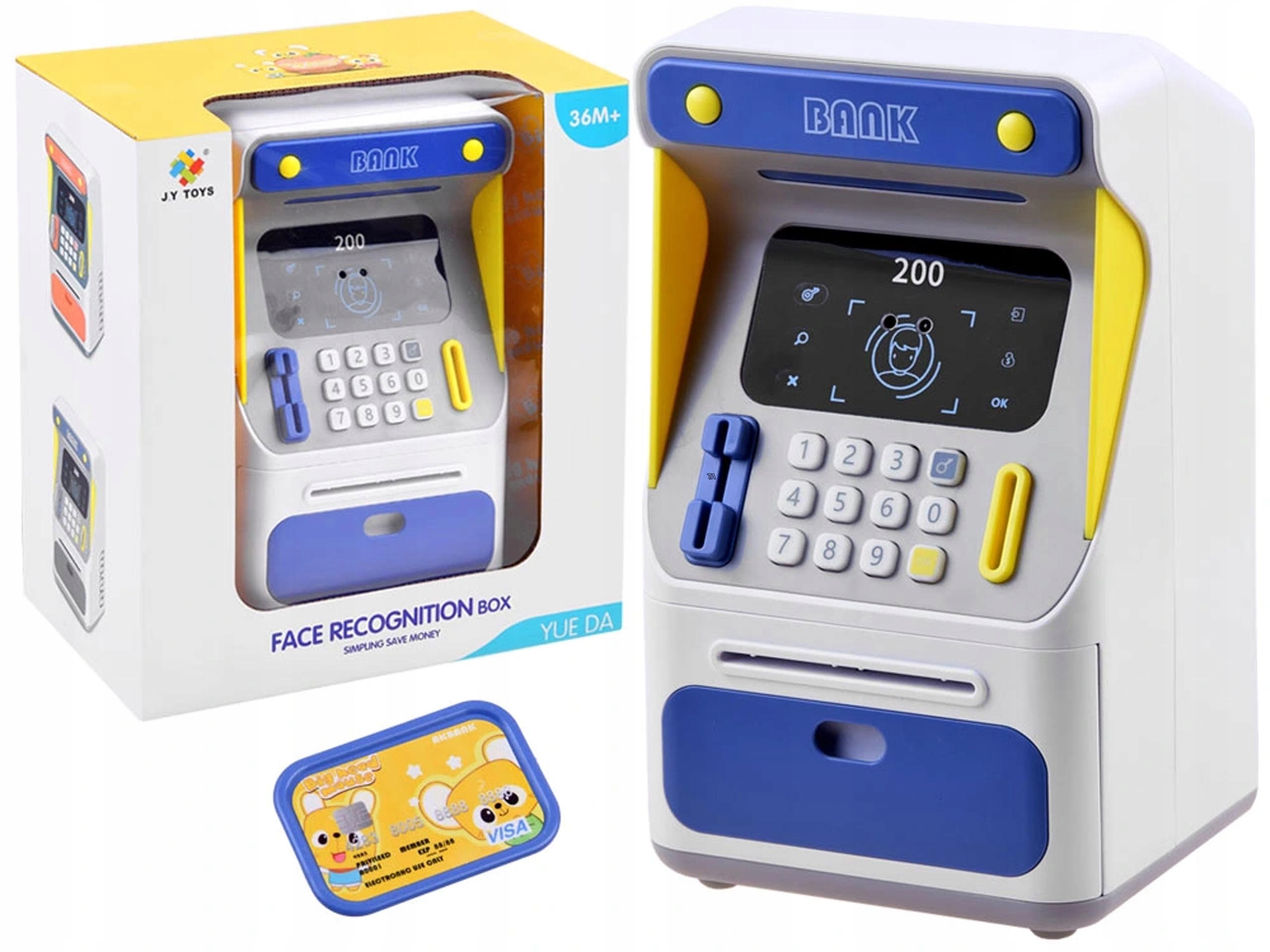 

Skarbonka Dla Dzieci Monety Banknoty Bank Bankomat