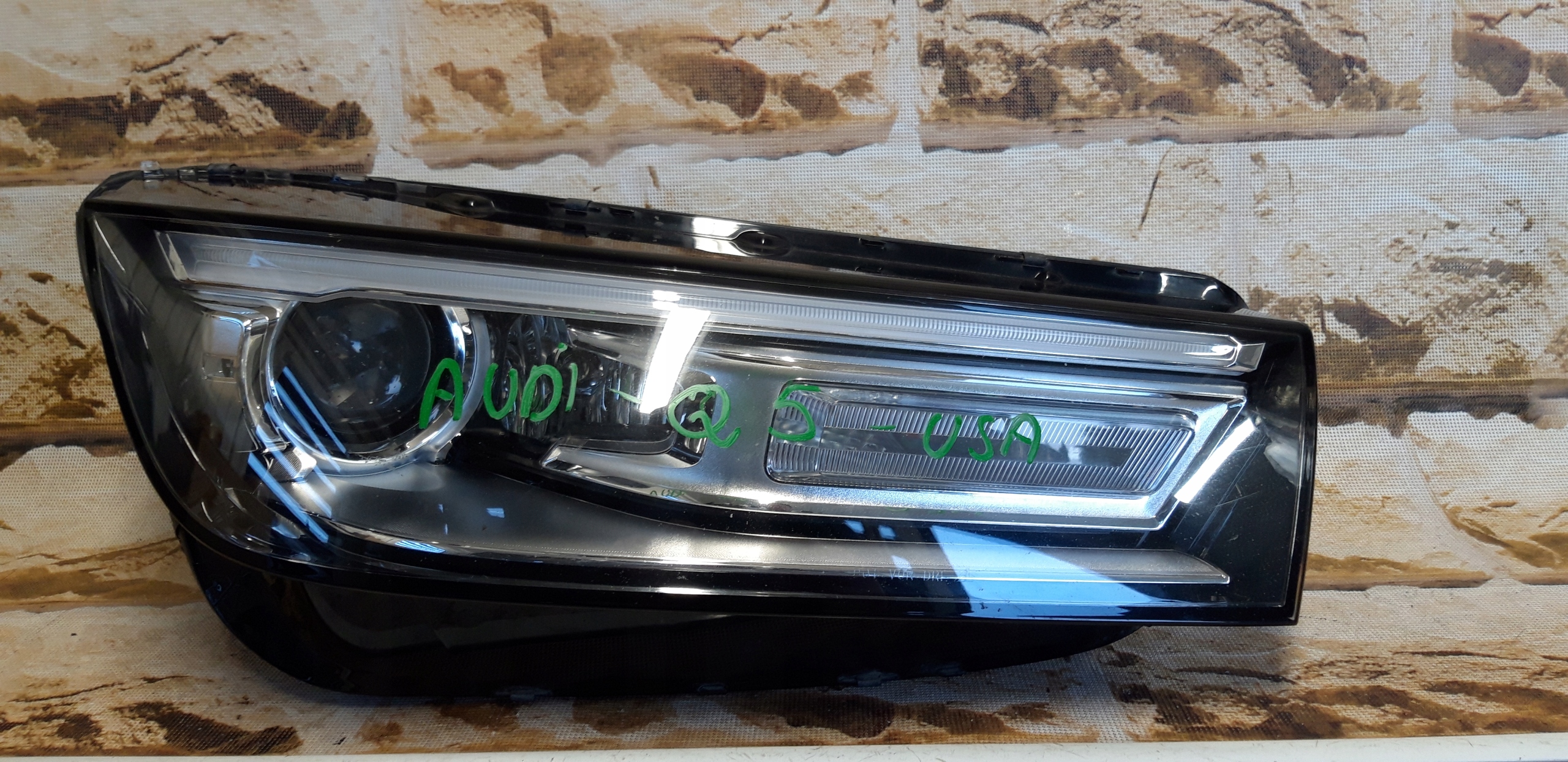 audi q5 80a 941 006b xenon led usa ameryka prawa lampa kompletna
