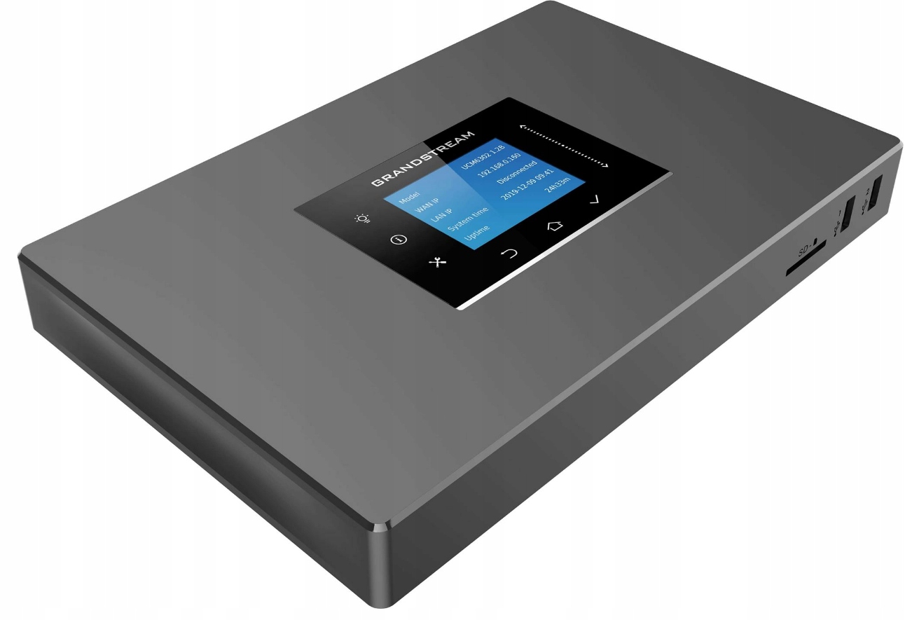 Centrala IP PBX Grandstream UCM6302 czarna Stan opakowania oryginalne