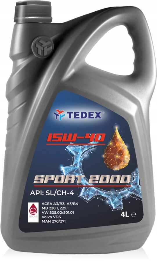 

Tedex Sport 2000 15W40 SL/SH-4 (4L)