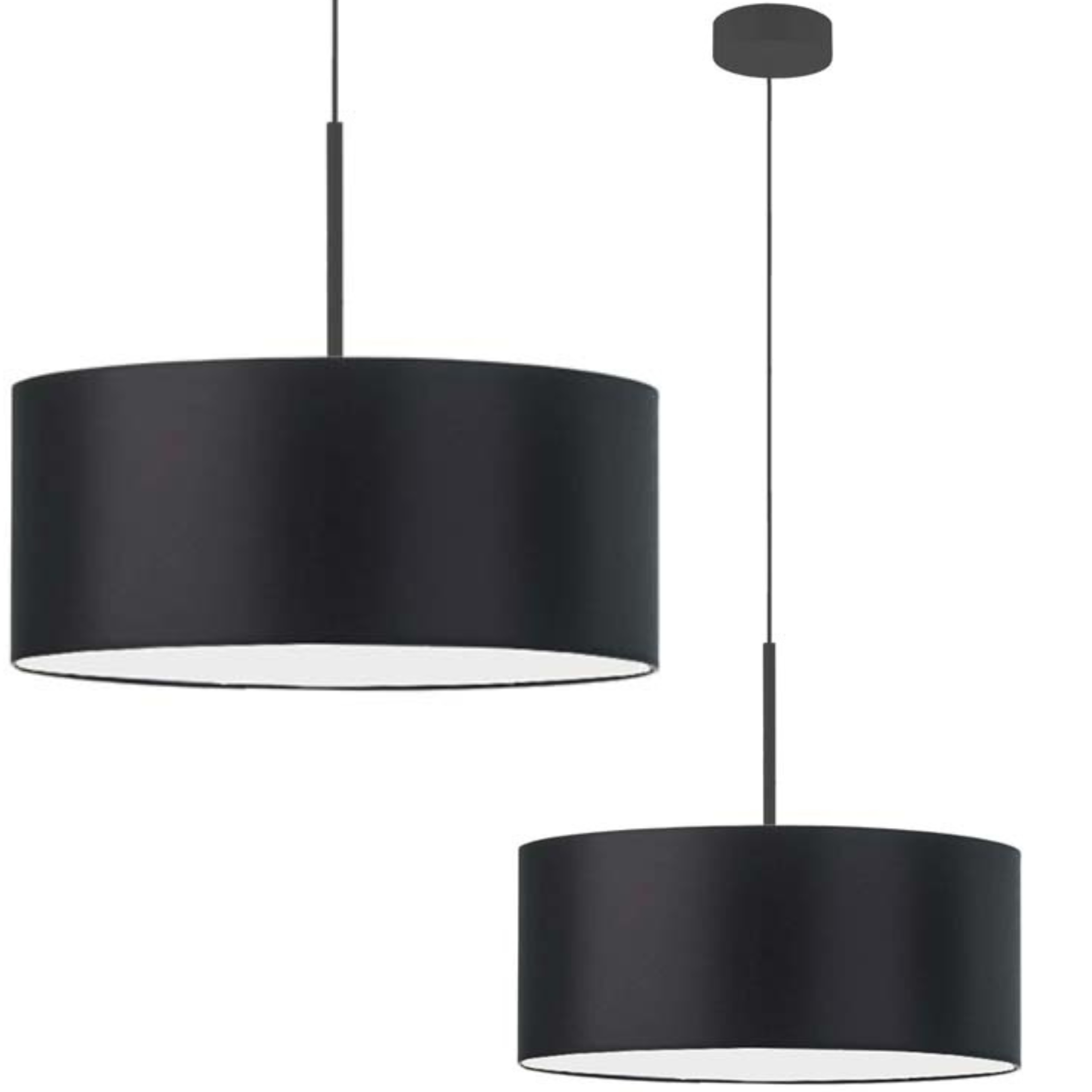 

Lampa wisząca zwis żyrandol 40cm abażur sufitowa