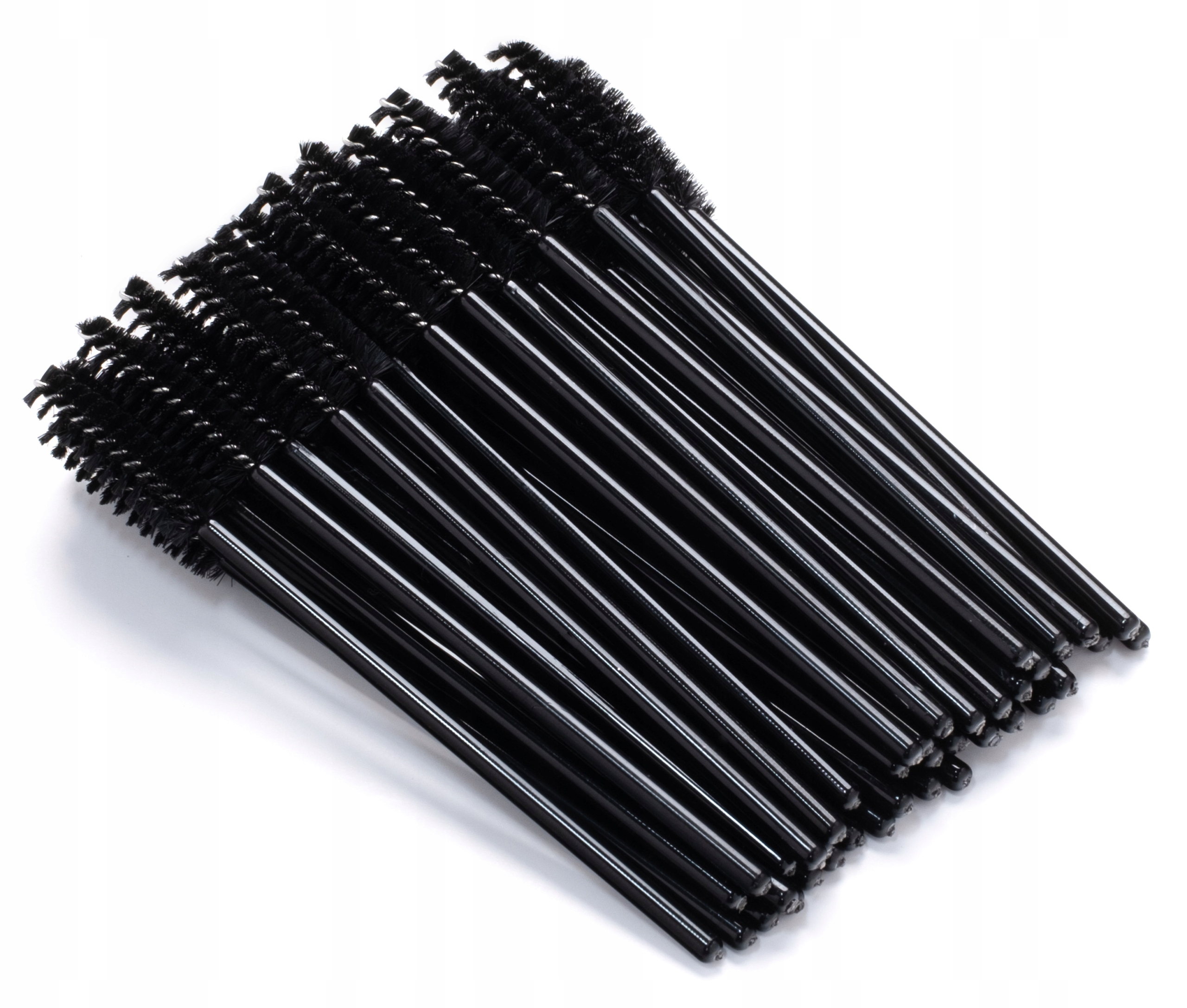 Szczoteczki do Rzęs i Brwi Czarne 50 sztuk