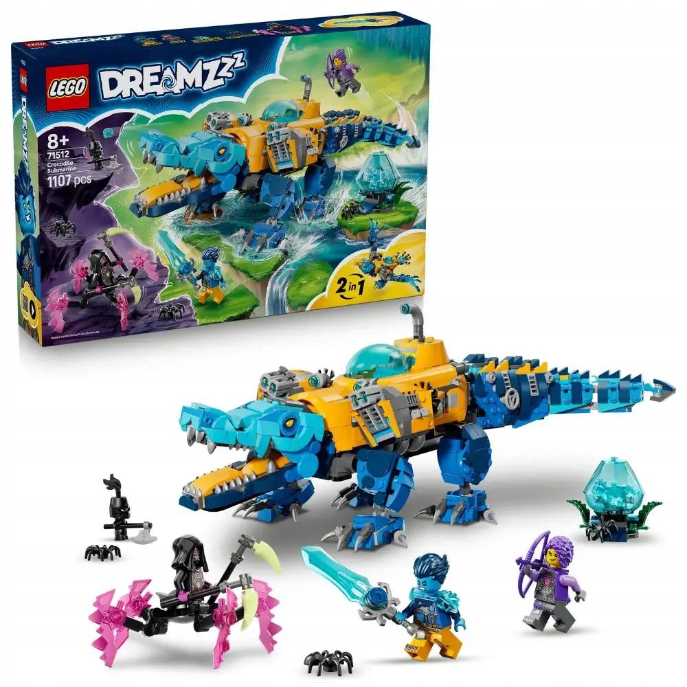 Lego(r) Dreamzzz 71512 Krokodýlí Ponorka