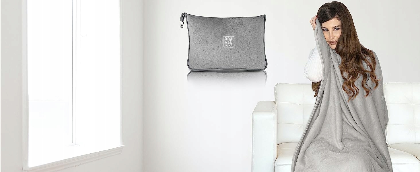 KOC PODRÓŻNY I PODUSZKA LOTNICZA BAGAŻ + POKROWIEC Długość 160 cm