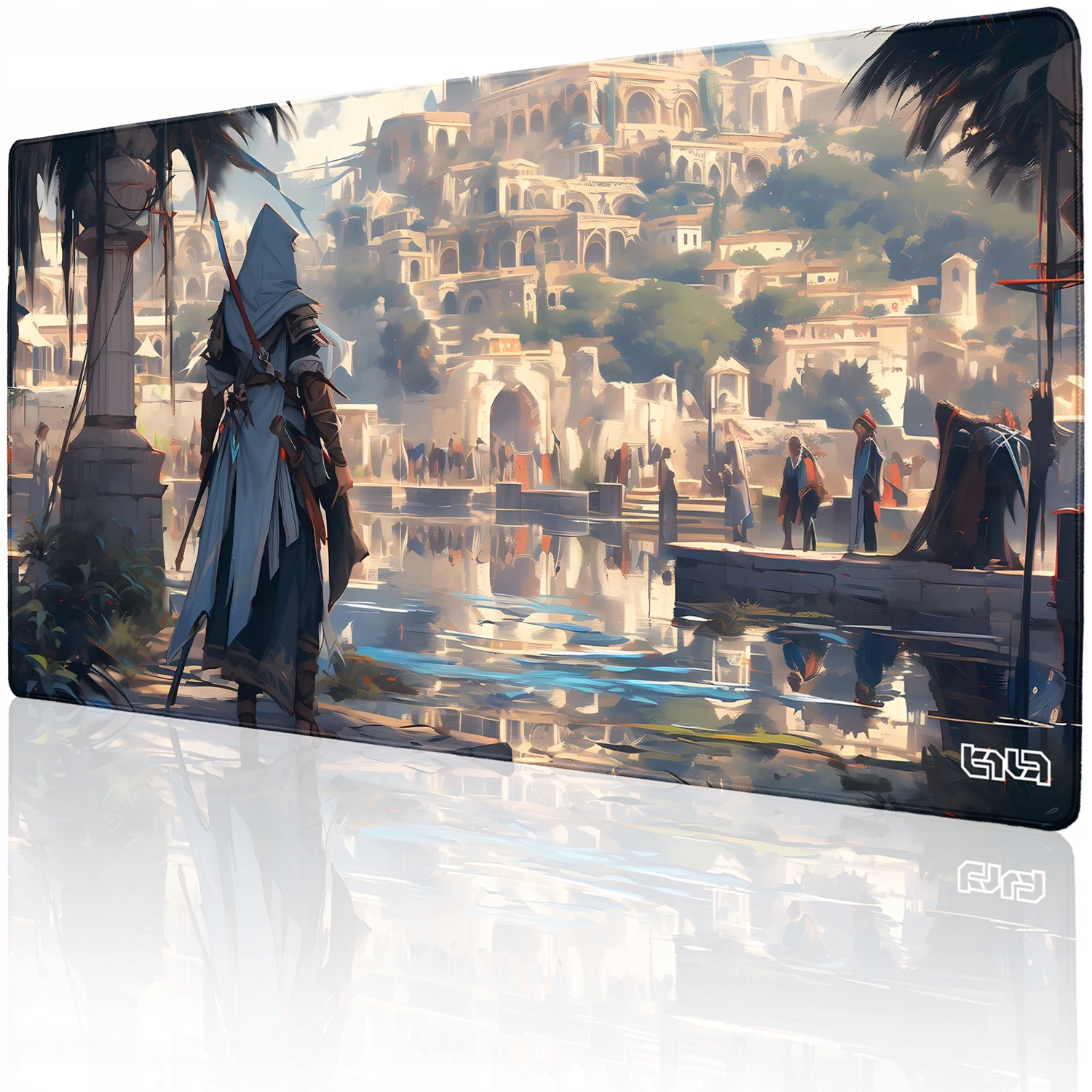 Podkładka Pod Mysz Gamingowa Asasyn w Babilonie 100x50 Tilt Wytrzymała XL
