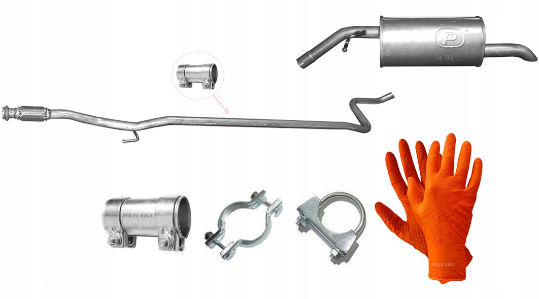 Peugeot 2008 1.6 HDi 68-84 kW (od roku 2013) Středová Trubka Tlumič