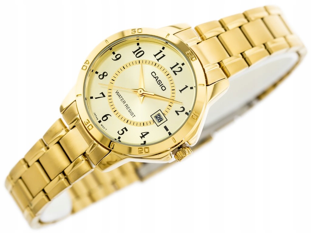 ZEGAREK DAMSKI CASIO LTP-V004G-9BUDF + BOX Typ naręczny