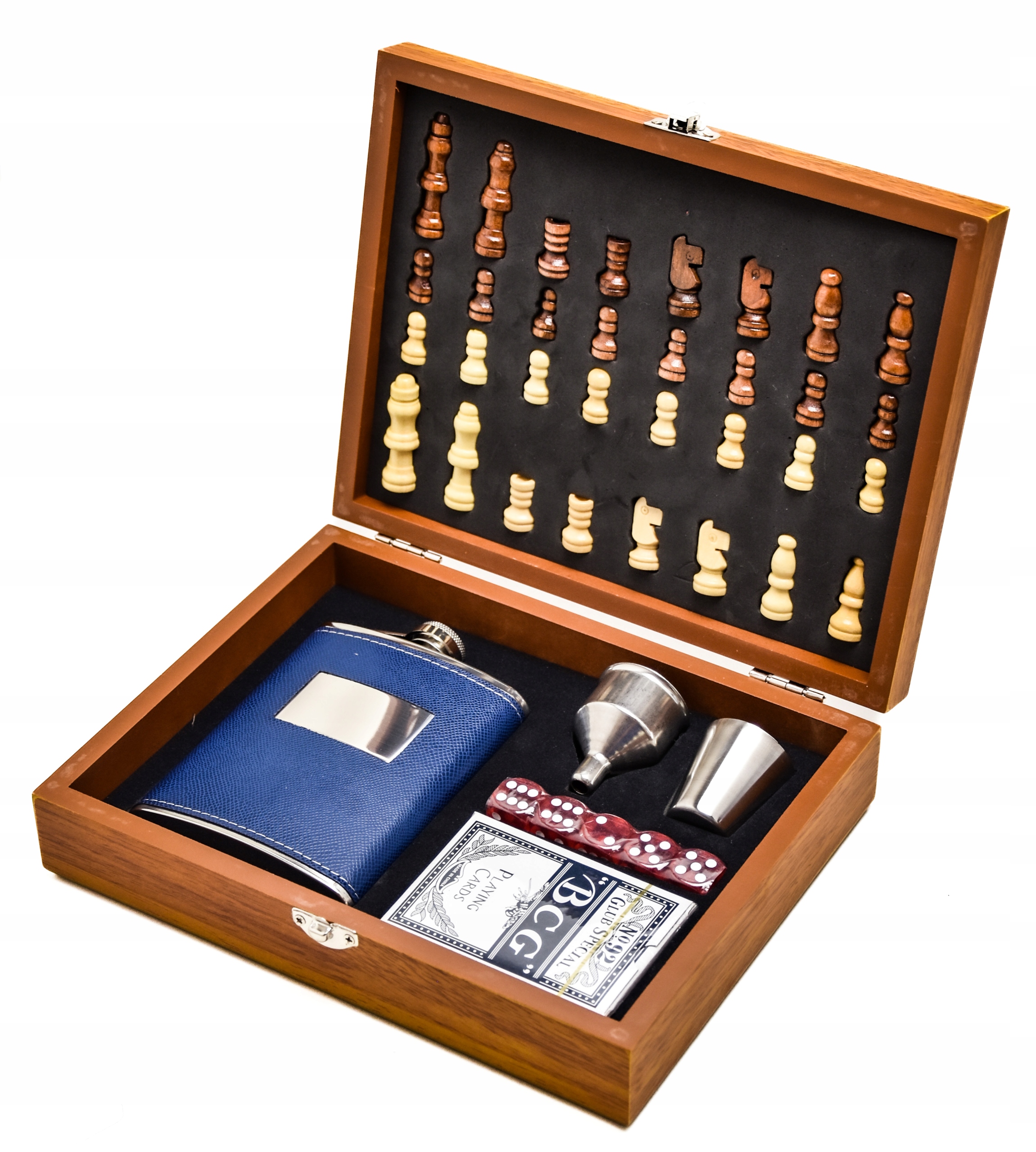 Placatka Šachy Karty Kostky Pro Hru Sklenička