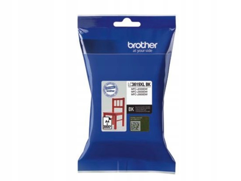 

Tusz Brother LC3619BK Czarny