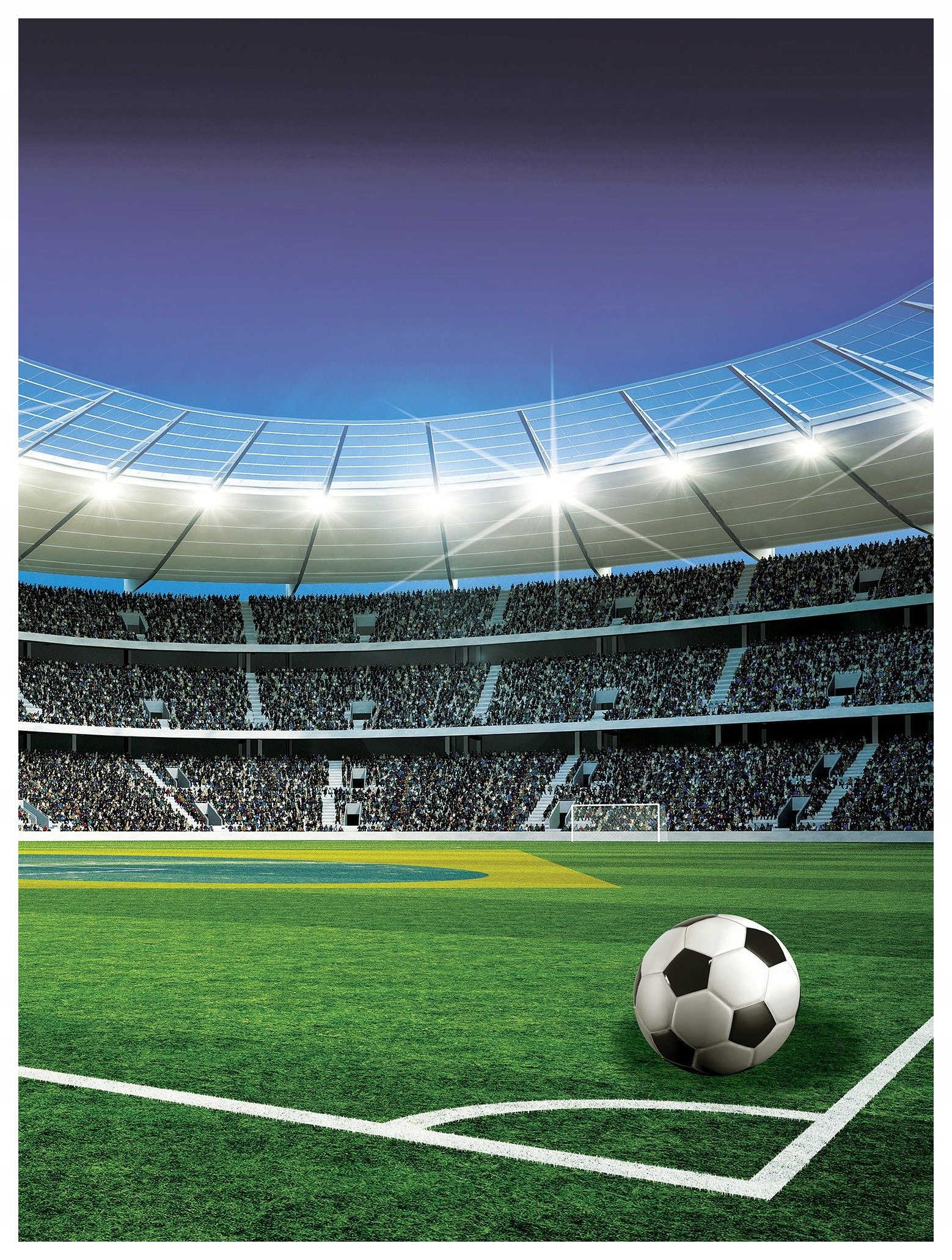 Fototapeta Fotbalový stadion s energií, vinylová 184x254 lepidlo