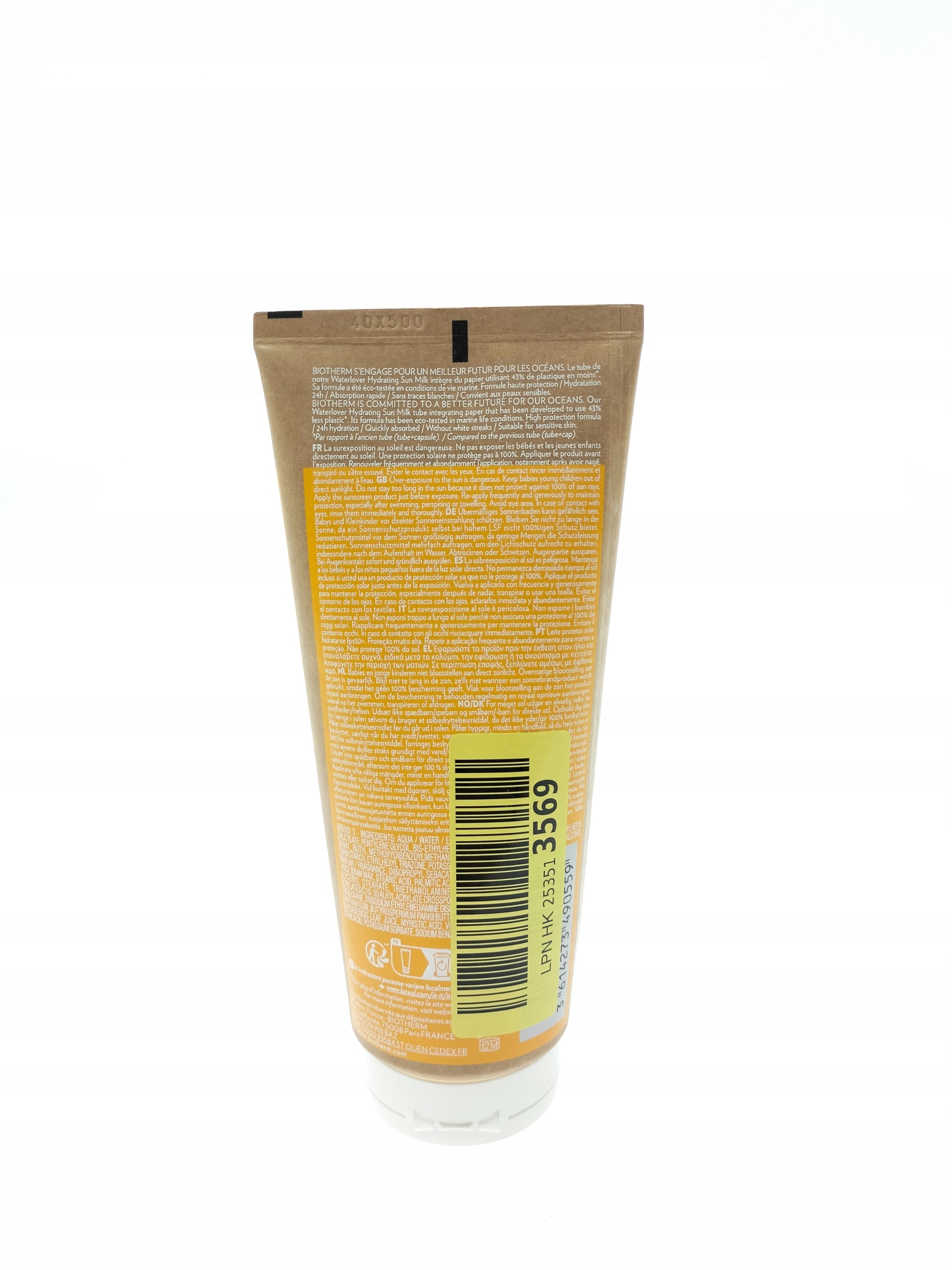 Mleczko do opalania Biotherm 30 SPF 200 ml Kod producenta 3614273490559