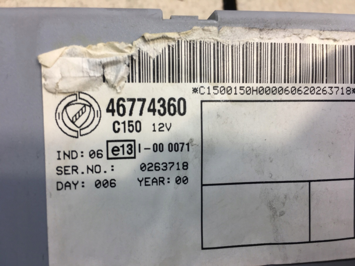 modulo BSI PUNTO II 46774360 46552681 46774357