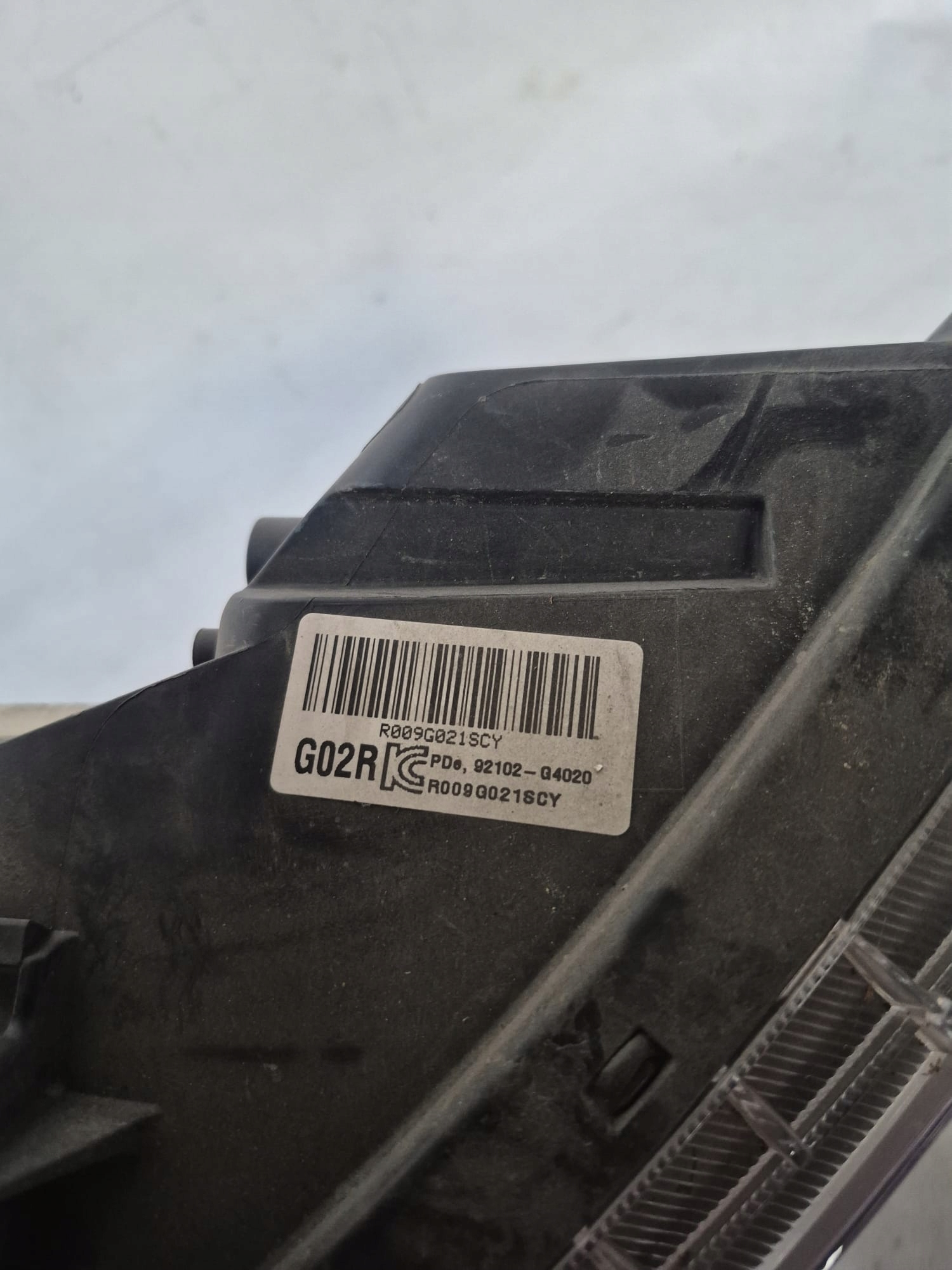 HYUNDAI I30 III 17- light right front front lens 92102-G4000