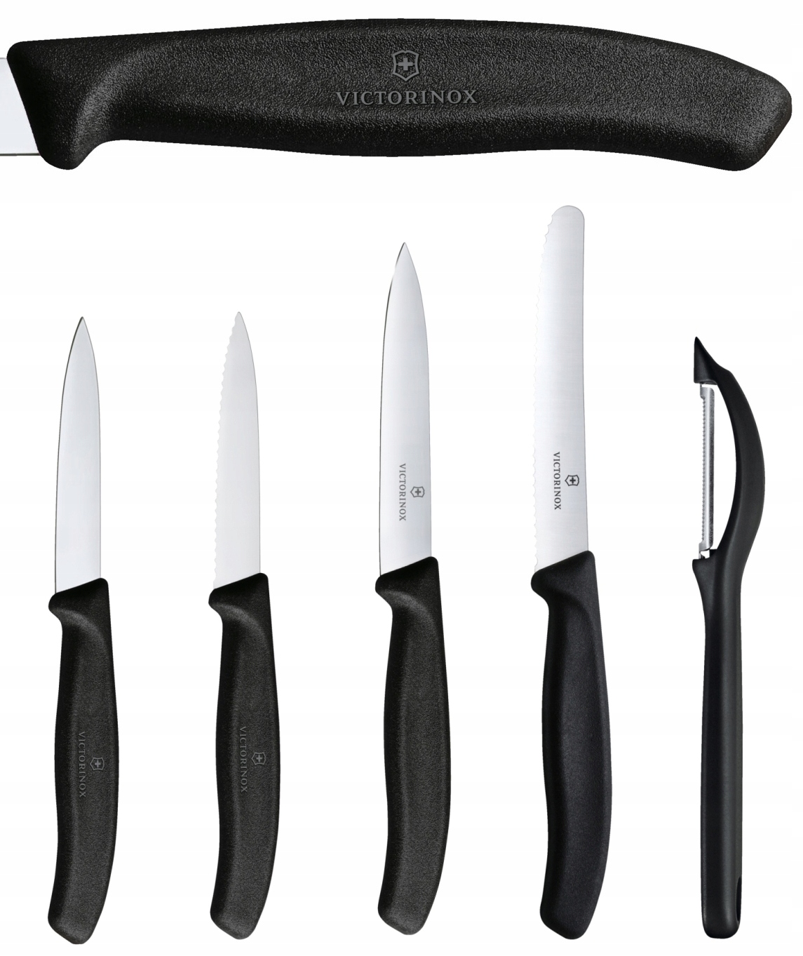 

Victorinox nóż 6.7833 plus trzy noże i obieraczka