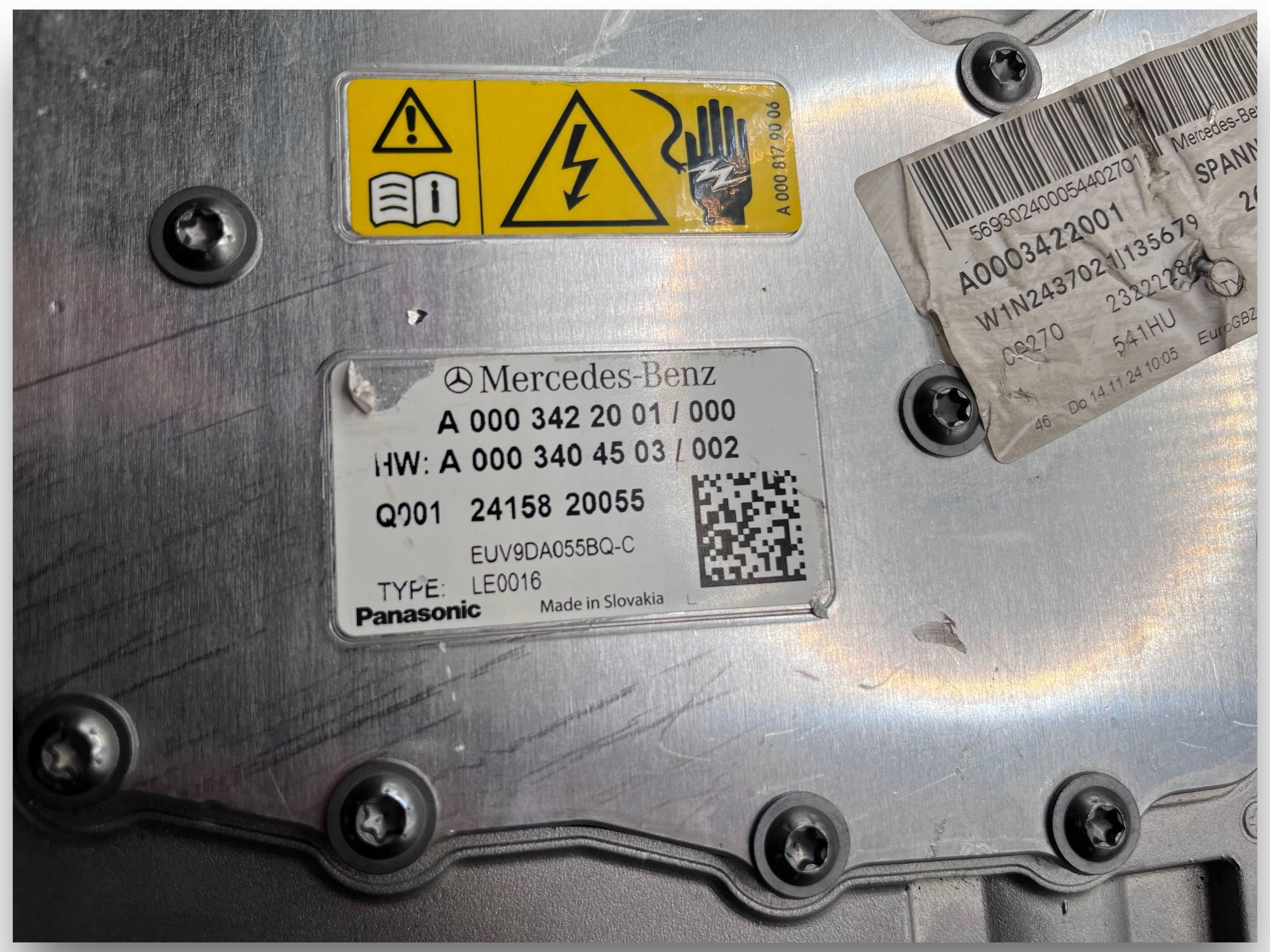 control unit KONWERTER HYBRID MERCEDES A0003422001 $J