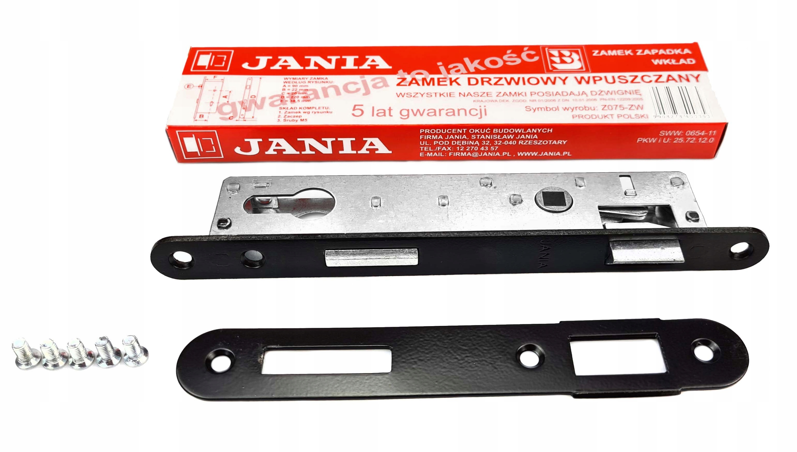 

Zamek Wąski Jania Zapadka Wkład 90/22 (Z075)