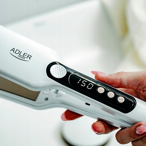 Prostownica Adler AD 2325 - Szeroka Ceramiczna 7 Temperatur LCD