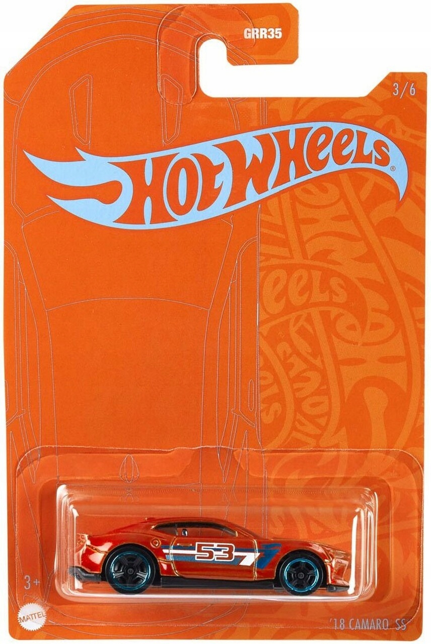 

Hot Wheels Orange Blue '18 Camaro Ss