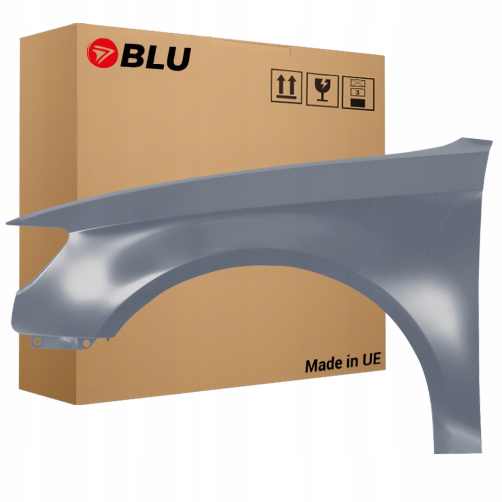 Blu Blatník Audi A6 C7 LY7G levý stříbrný 11-18 přední QuarzGrau