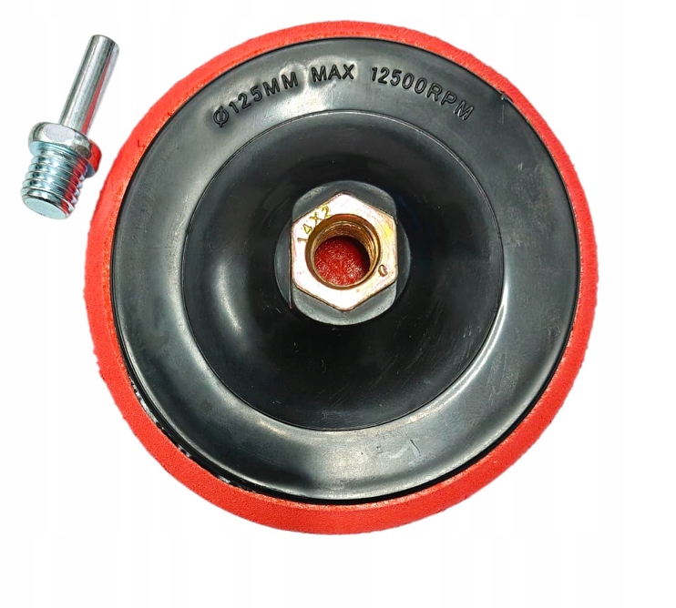 Przystawka Tarcza Dysk Elastyczny Na Rzep Szlifierkę Wiertarkę 125mm M14