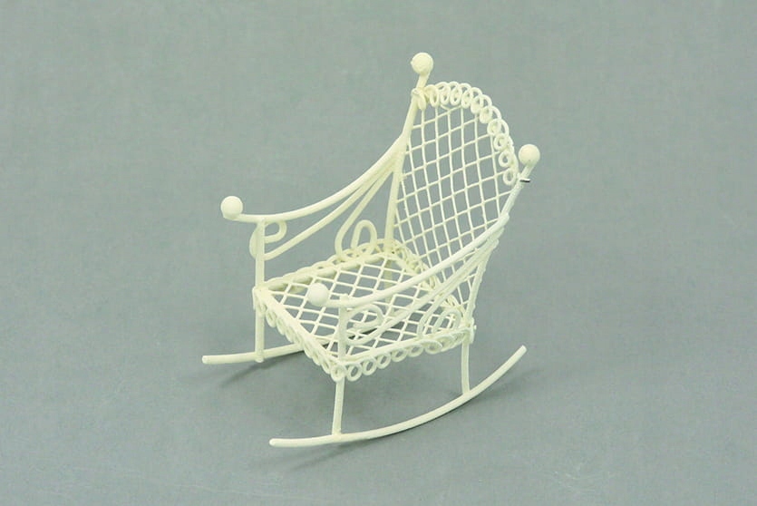

Mini Ogród Fotel bujany, biały 4,5cm wysoki