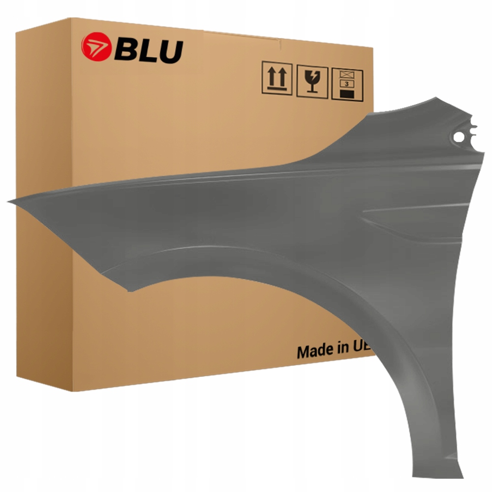 Blu Blatník Vw Polo Aw VI 6 LA7N levý stříbrný 17- přední KalksteinGrau