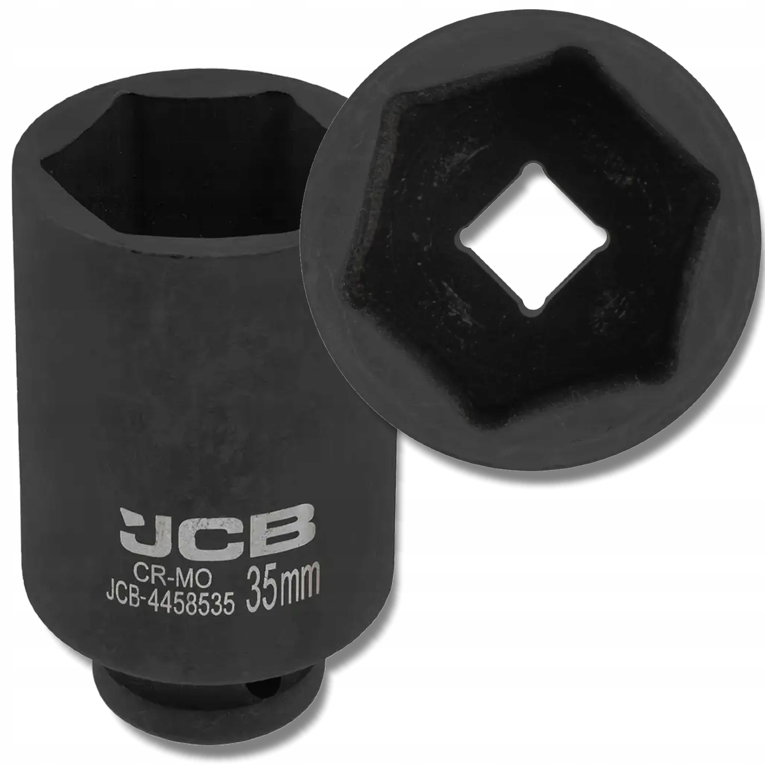 Nasadka udarowa głęboka 1/2" Cr-Mo 6-kątna klucz nasadowy 35 mm Jcb