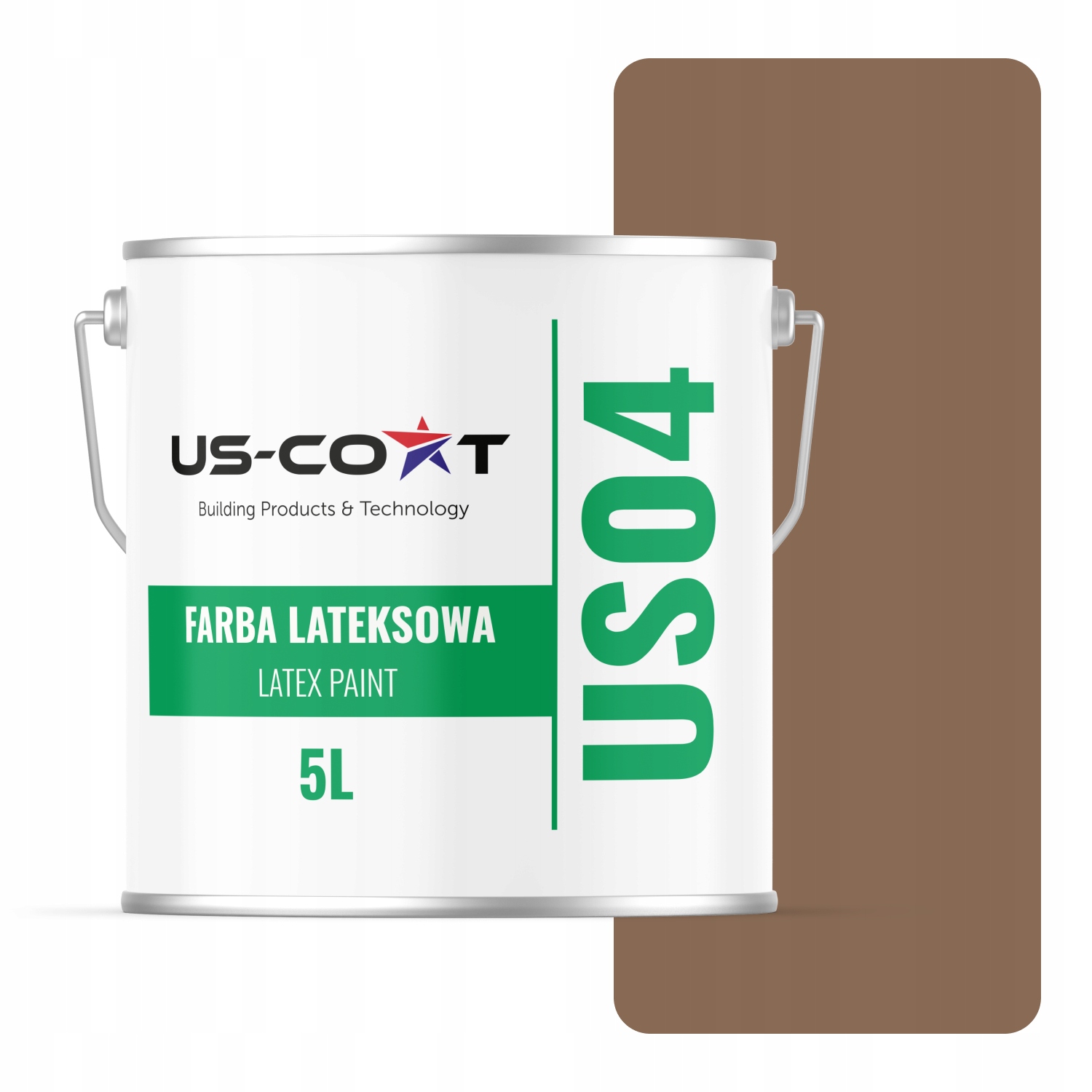 Barva Barva Hnědá Tmavá H4917 5L Hluboká Matná Na Stěny Stropů