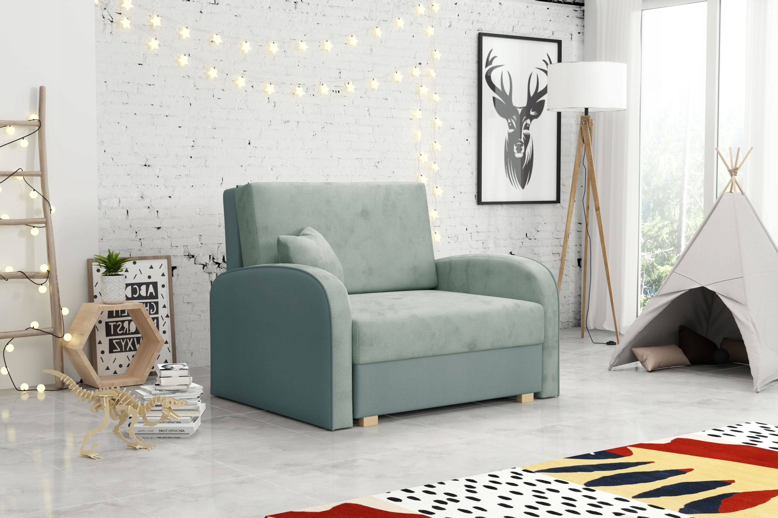 sofa VIVA I SOFT fotel jednoosobowy z pojemnikiem Typ sofa (kanapa)