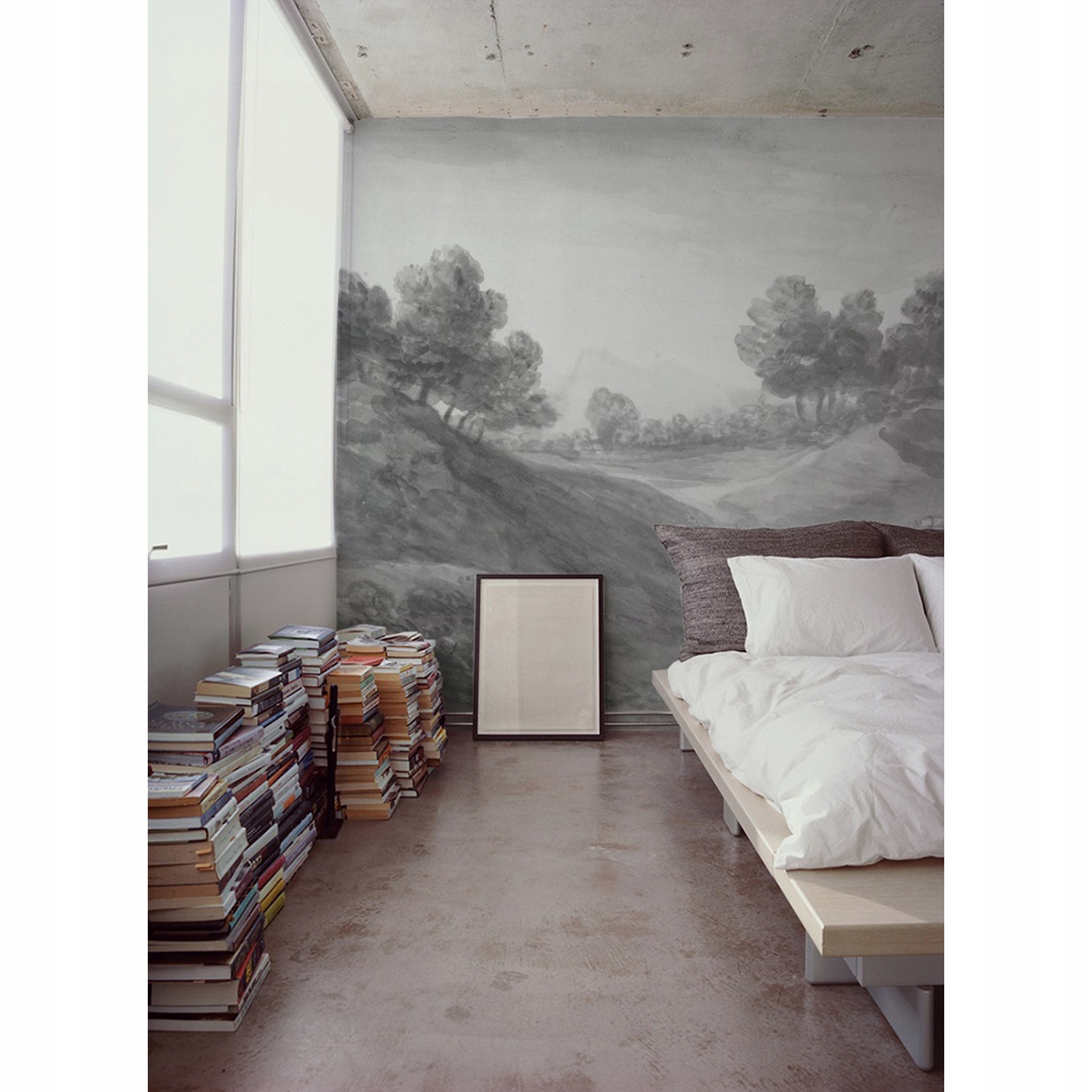 

Fototapeta Malowany krajobraz vintage 250x104 cm
