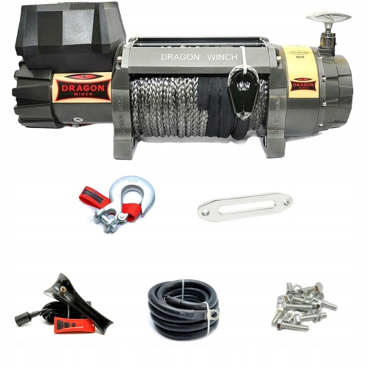 Dragon Winch Navijak Dwh 15000 Hd-s 12V syntetický 21 m 6,8T terénny