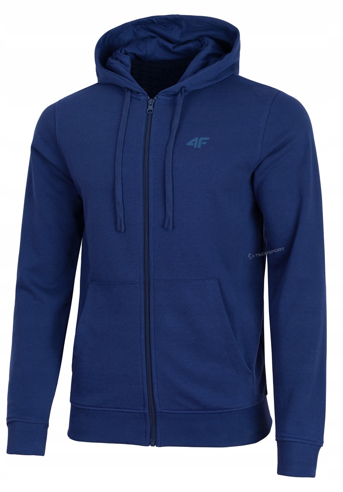 4F Męska Bluza Z Kapturem Bawełna Rozpinana rozm XXL