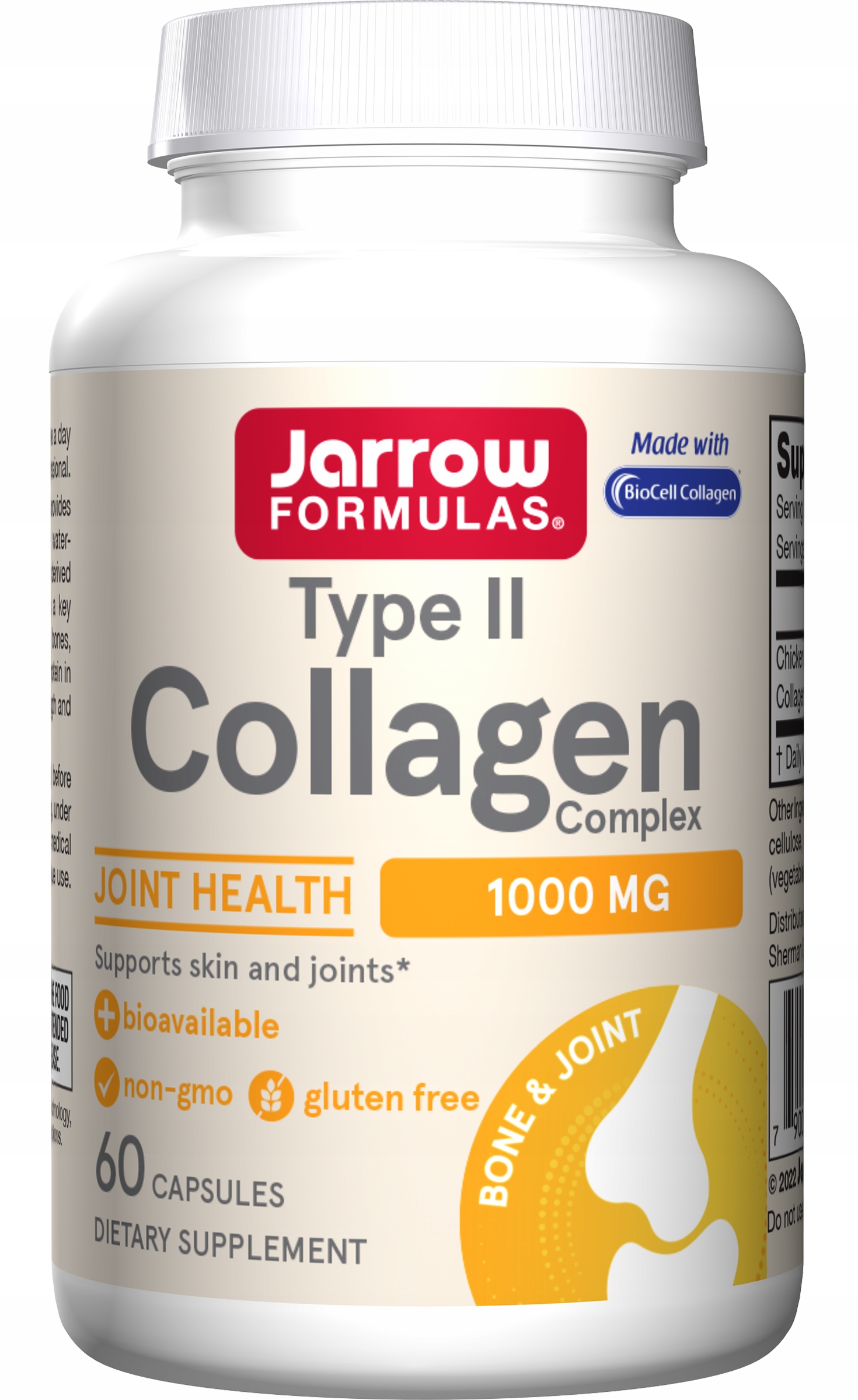 Jarrow Formulas Type II Collagen Complex kolagen stawy kości 60 ...