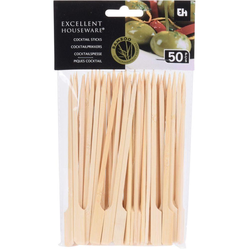 

50x Wykałaczki Drewniane szpikulce burgerów 15 cm