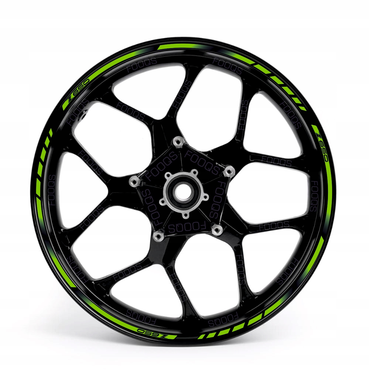 Samolepky Na Ráfky Juula Pro Kawasaki Z650 Z Roku 650, Zelené