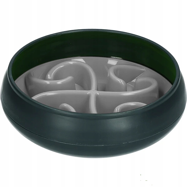 Levně Holland Animal Care Zpomalovací miska Eat Slow Tumble šedá 20cm