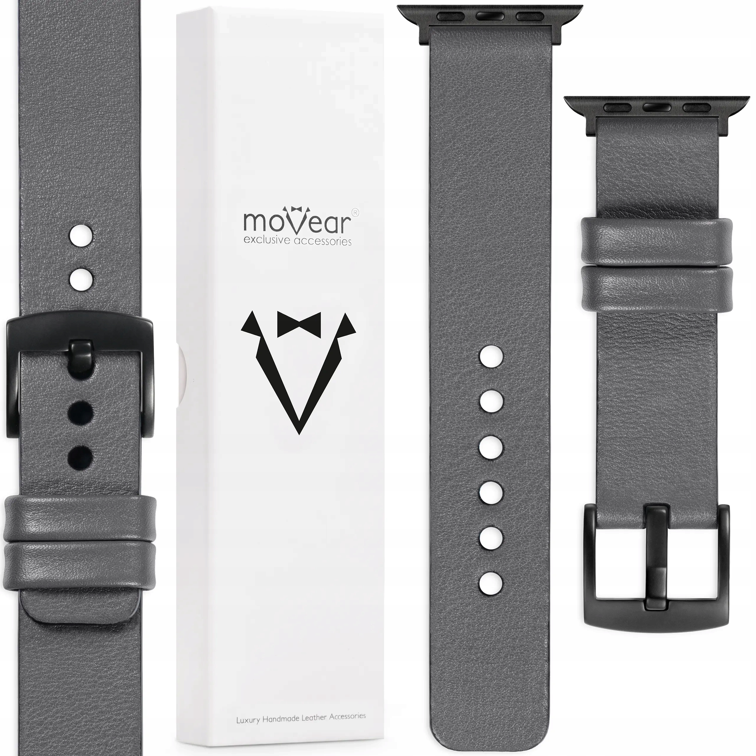 Pásek pro Apple Watch 10 9 8 7 6 5 4-1 Se 42-40 Italská kůže Movear